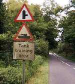 Tank training area